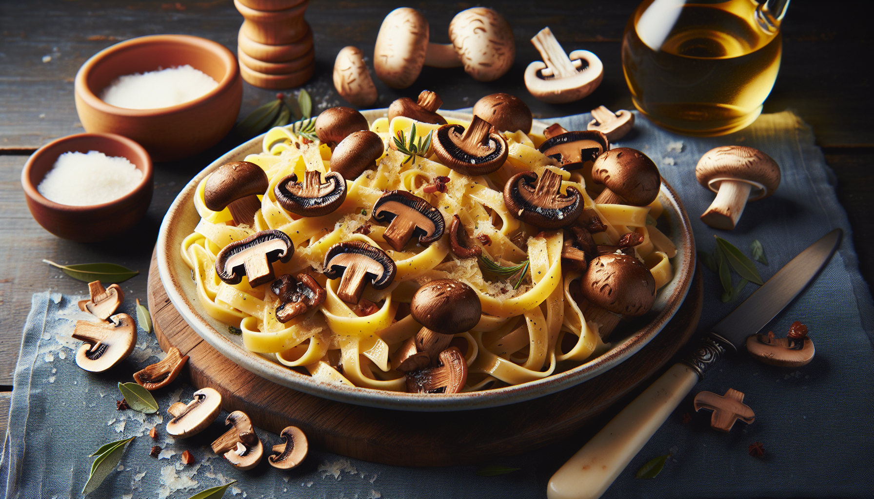 tagliatelle ai funghi porcini